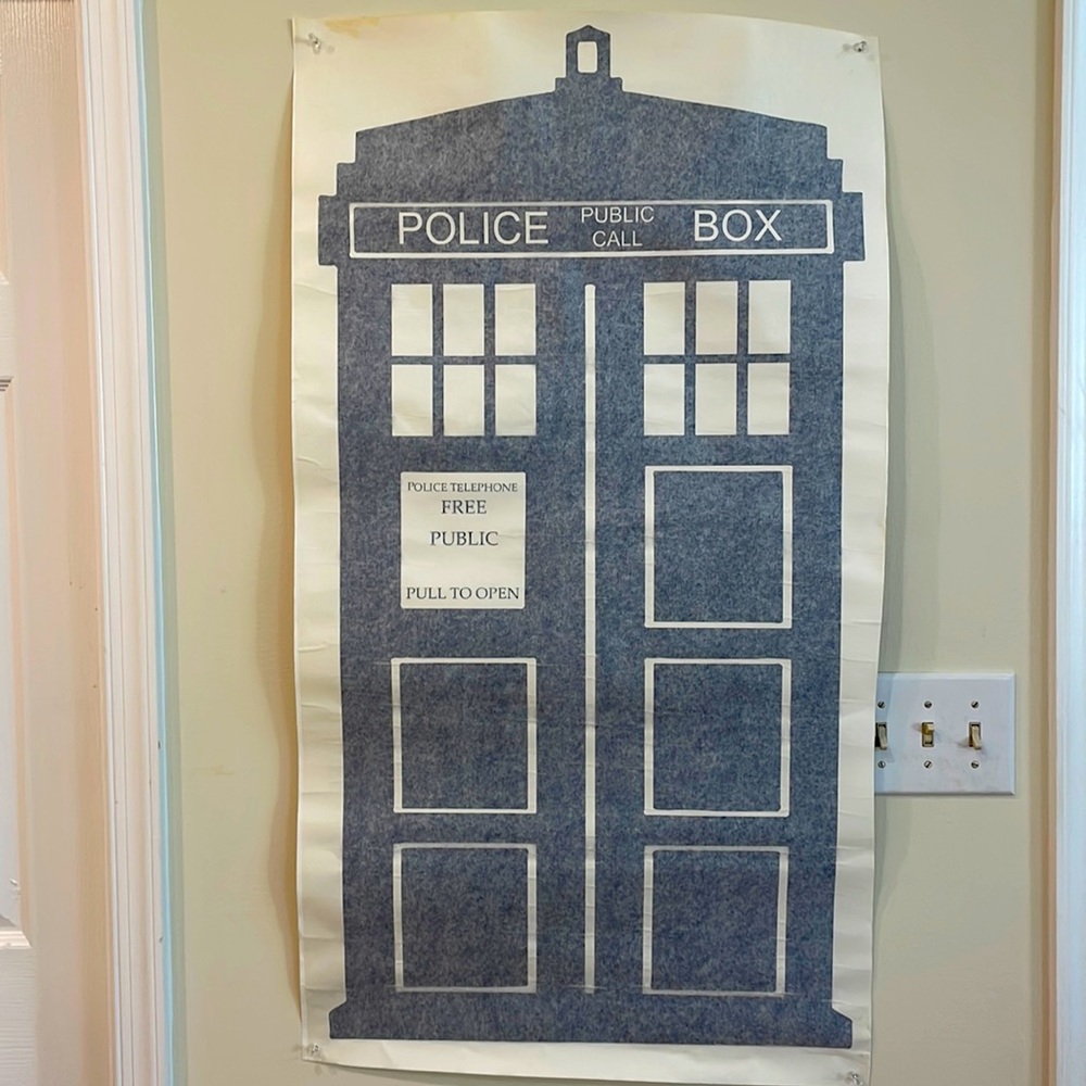 Wall decal - Dr. Who, tardis